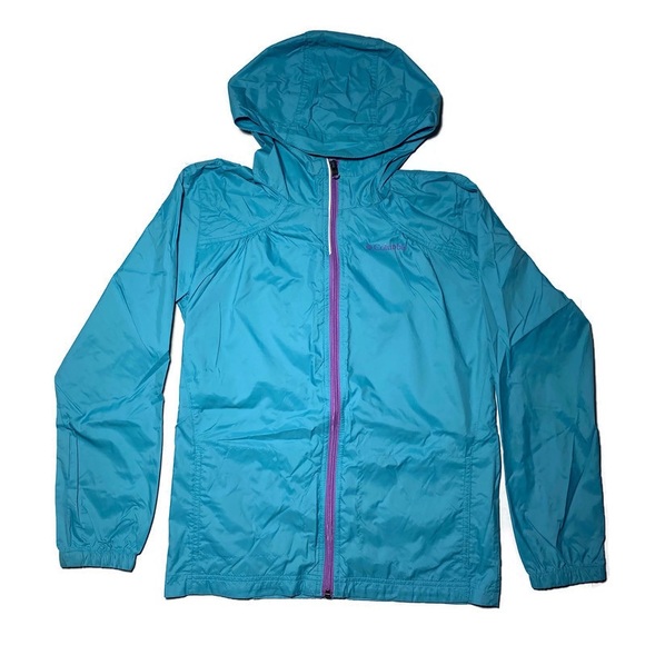Columbia Womens Windbreaker Jacket Full Zip sz Lrg